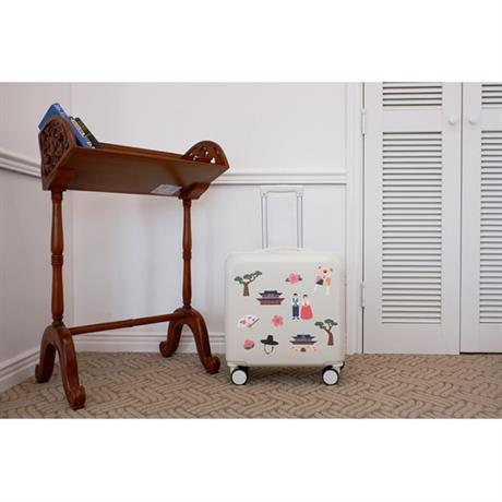 Suatelier-Suatelier Travel Luggage Sticker Pack Valiz Etiket Seti Welcome To Korea-Sticker-2-Milagron.com