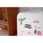 Suatelier-Suatelier Travel Luggage Sticker Pack Valiz Etiket Seti Welcome To Korea-Sticker-4-Milagron.com