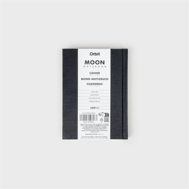 Suck Uk Moon Notebook A6