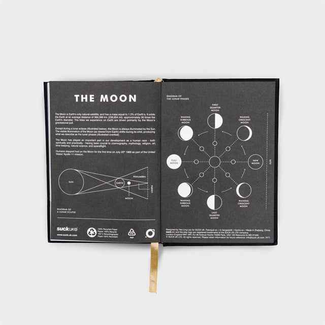 Suck Uk Moon Notebook A6
