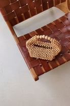 Raya Ahşap Boncuk El Çantası - 0