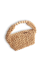 Raya Ahşap Boncuk El Çantası - 5