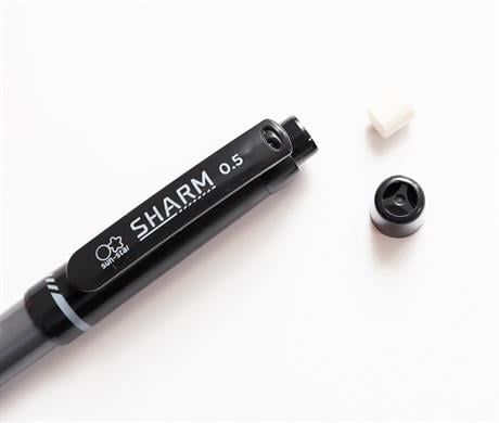 Sun Star-Sun Star Sharm çift Başlıklı 0.5 Mm Versatil Kalem Ve Silgi Siyah-Mekanik Uçlu Kalem-5-Milagron.com