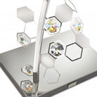 Crystalon Masa Lambasi Paslanmaz Çeli̇k Ø66X41 Cm G9 2X40W