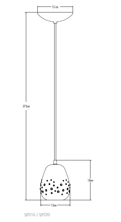 Inlay 1L Sarkit Bakir Ø13X18 Cm E27 1X60W