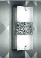 Splendid 1L Apli̇k Kri̇stal-Firçalanmiş Paslanmaz Çeli̇k 12.7X9.5Xh28.6 Cm G4 2X35W