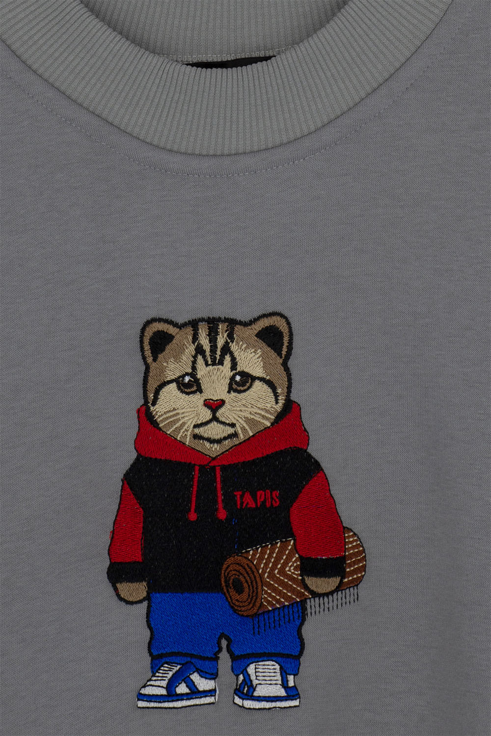 Cat Grey Sweatshirt - 2