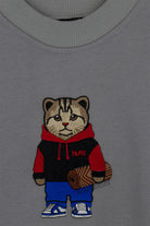 Cat Grey Sweatshirt - 2