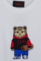 Cat White T-shirt - 2