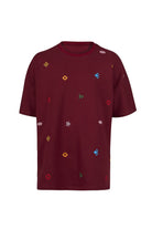 Tapis-Symbols Of Anatolia Oversized Red Tshirt 012-T-Shirts-1-Milagron.com