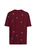 Tapis-Symbols Of Anatolia Oversized Red Tshirt 012-T-Shirts-2-Milagron.com