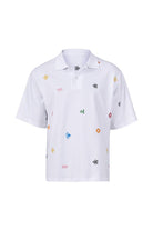Tapis-Symbols Of Anatolia White Polo-T-Shirts-1-Milagron.com