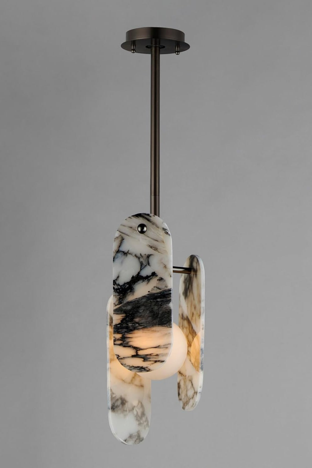 Mermer Camlı Sarkıt Avize - 3