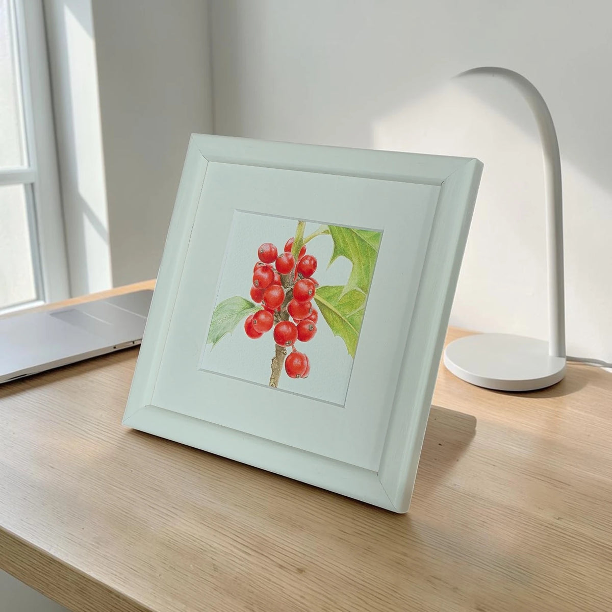 Fırça Çalısı Suluboya Fine Art Baskı
