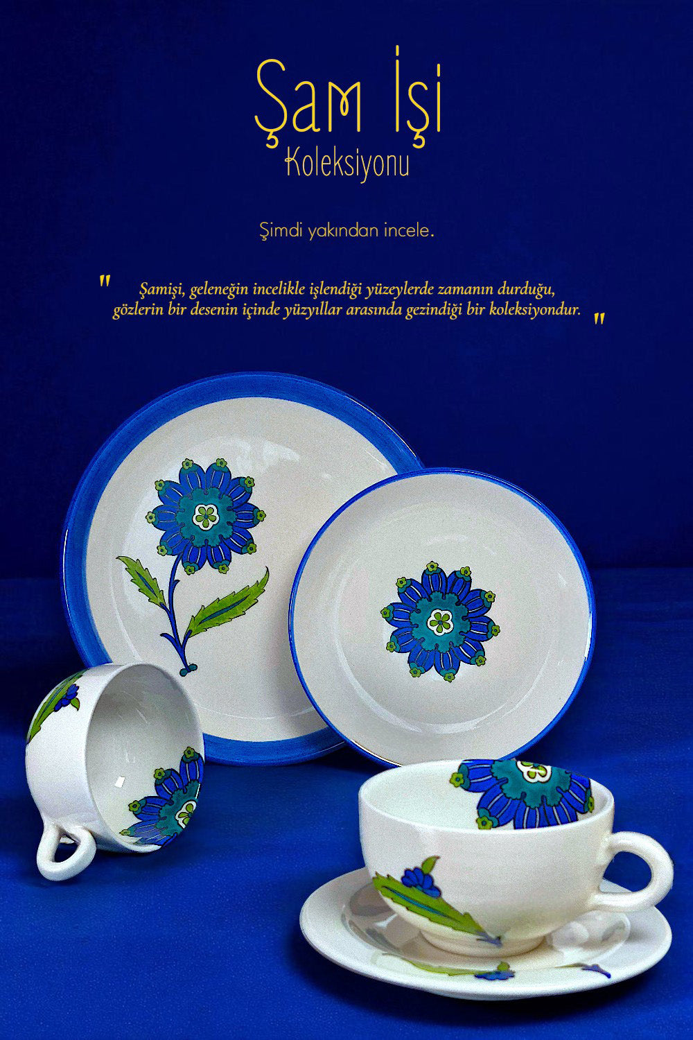 Şam İşi Tatlı Tabağı - 3