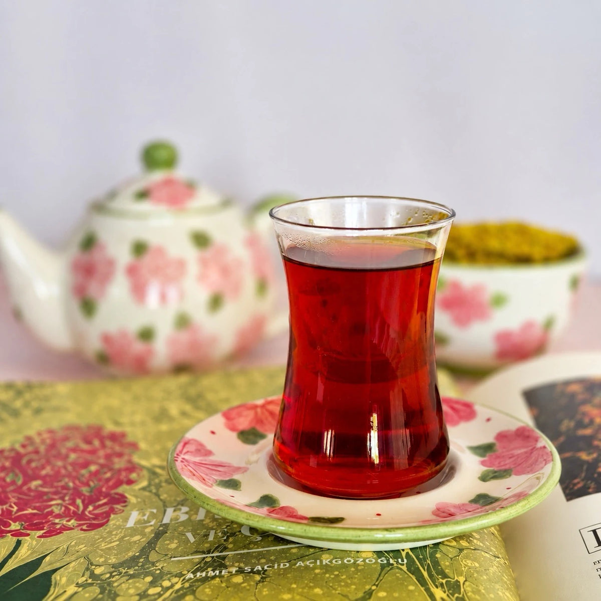 6'Lı Çay Seti Sare