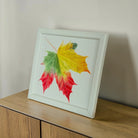 Sonbahar Yaprağı Suluboya Fine Art Baskı