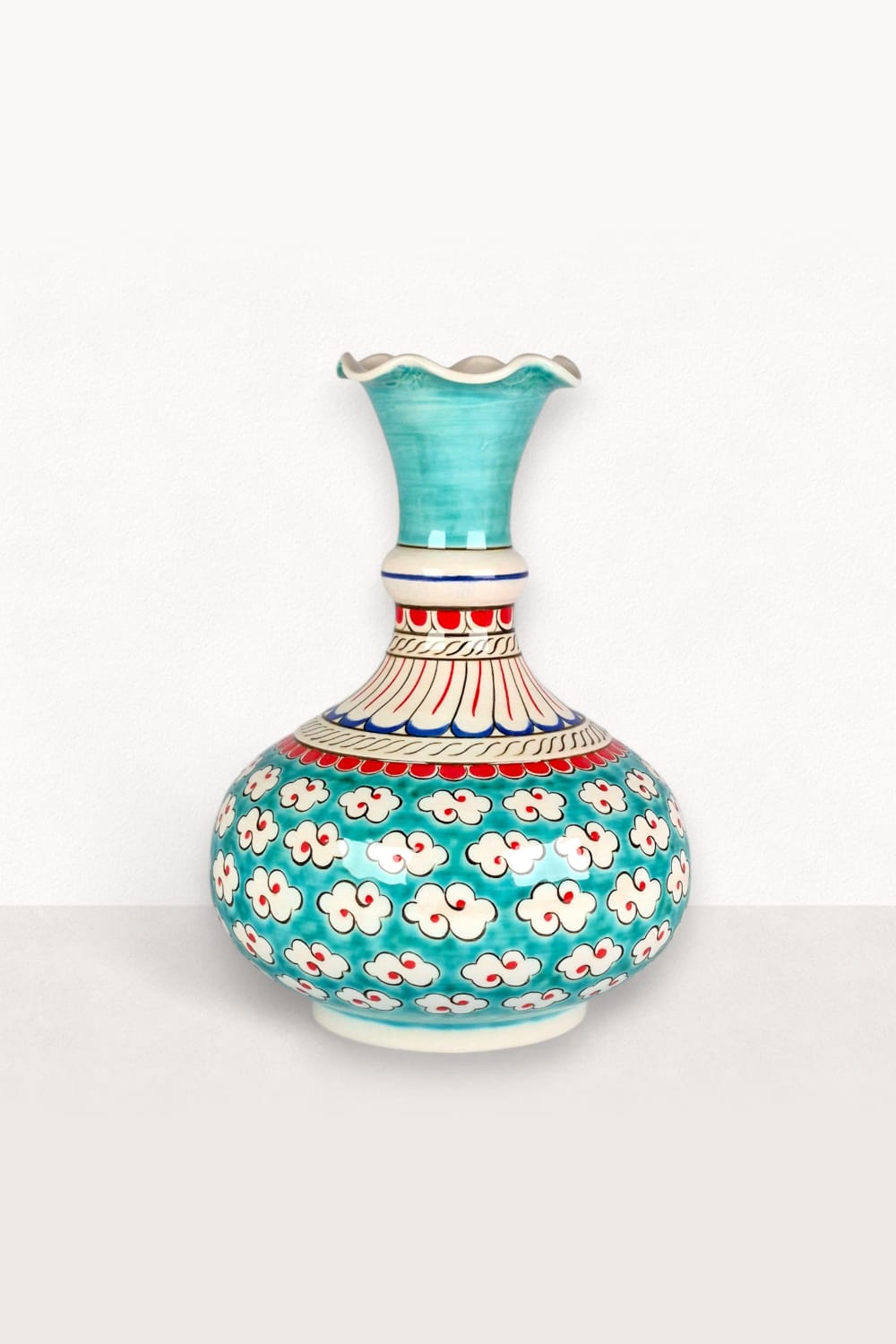 Tasarım İşler-Bulutlu Çini Vazo-Vazo-1-Milagron.com