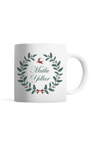 Tatlistan-Geyikli Çelenk Mutlu Yıllar Kupa Bardak-Bardak-1-Milagron.com