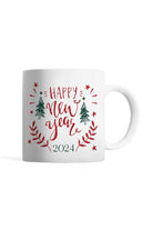 Tatlistan-Happy New Year Ve Ağaçlar Hediye Kupa Bardak-Bardak-1-Milagron.com