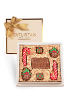 Tatlistan-Mutlu Yıllar Yazılı, Şemsiye Ve Çanlı Yılbaşı Çikolatası-Çikolata-1-Milagron.com