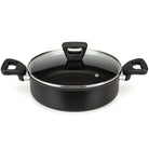 Tefal Titanium 3X Force 24 Cm Cam Kapaklı Kısa Tencere 2100134009