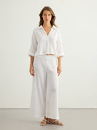 Aura Mini Shirt - White