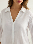 Aura Mini Shirt - White