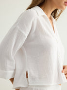 Aura Mini Shirt - White