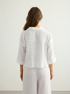Aura Mini Shirt - White