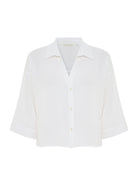 Aura Mini Shirt - White