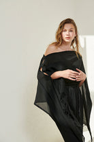 The Handloom-Ava Kimono Black-Kimono-1-Milagron.com