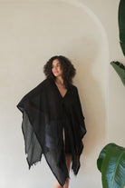 The Handloom-Ava Kimono Black-Kimono-6-Milagron.com