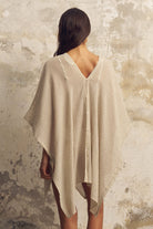 The Handloom-Ava Kimono Khaki Green Stripes-Kimono-3-Milagron.com