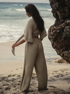Bali Wrap Top - Khaki Green