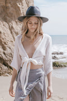 The Handloom-Bali Wrap Top Natural-Top-2-Milagron.com