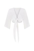 Bali Wrap Top - White