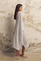 The Handloom-Bodrum Ties Kaftan Baby Blue-Kaftan-3-Milagron.com