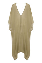 The Handloom-Bodrum Ties Kaftan Khaki Green-Kaftan-8-Milagron.com
