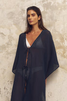 The Handloom-Bodrum Ties Kaftan Navy-Kaftan-2-Milagron.com