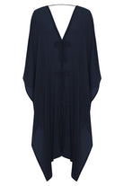 The Handloom-Bodrum Ties Kaftan Navy-Kaftan-5-Milagron.com
