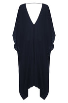 The Handloom-Bodrum Ties Kaftan Navy-Kaftan-6-Milagron.com