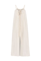 Breeze Beach Dress - White Stripes