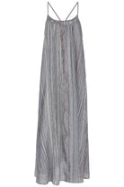 The Handloom-Canggu Maxi Dress Navy With Stripes-Elbise-6-Milagron.com