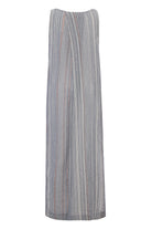 The Handloom-Day Break Dress Navy With Stripes-Elbise-8-Milagron.com