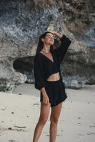 The Handloom-Echo Boy Short Black-Şort-4-Milagron.com