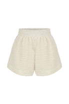 The Handloom-Echo Boy Short Natural With Gold Stripes-Şort-12-Milagron.com