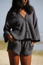 The Handloom-Echo Boy Short Navy-Şort-4-Milagron.com