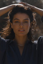 The Handloom-Echo Maxi Set Navy-Alt - Üst Takım-2-Milagron.com