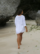 Echo Maxi Shirt - White